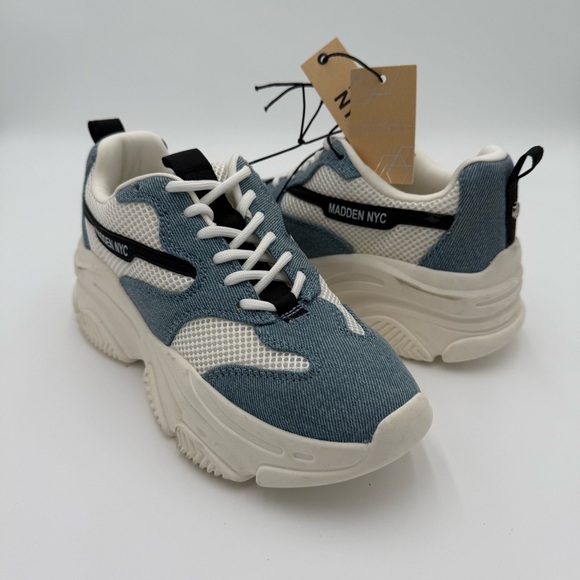 Madden NYC Fashion Sneakers Chunky Dad Platform‎ Lace Up Tennis Shoes Y2K NWT - Picture 1 of 10